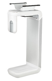 CPU200W, weiß /Aluminium poliert
