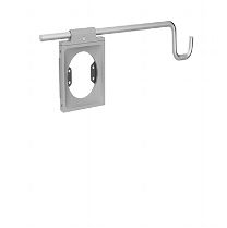 Zubehörhalter mit universeller Zubehörhalterung, Silber