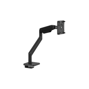 Monitorarm M2.1 mit Klemmhalterung für Ausziehtische, 25 mm, Schwarz mit schwarzer Kunststoffblende