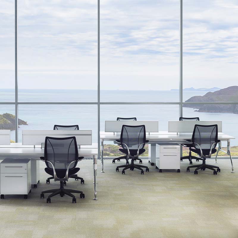 Ergonomischer Bürostuhl Liberty Ocean. Funktional und nachhaltig.