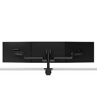 M/Flex M2.1 Dreifach-Monitorarm mit flexiblen 12-Zoll-Verbindungen, 12-Zoll-Ständer, 100 × 100 mm VESA