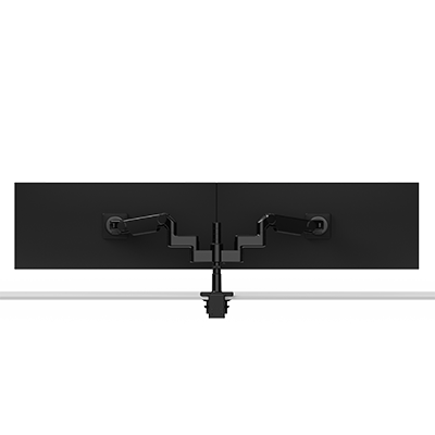 M/Flex M8.1 Doppelmonitorarm mit flexiblen 4-Zoll-Verbindungen, 12-Zoll-Ständer, 100 × 100 mm VESA