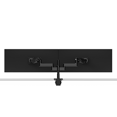 M/Flex M8.1 Doppelmonitorarm mit flexiblen 8-Zoll-Verbindungen, 12-Zoll-Ständer, 100 × 100 mm VESA