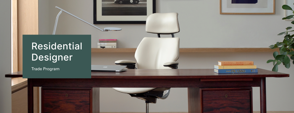 Residential Trade Program Banner with Freedom headrest